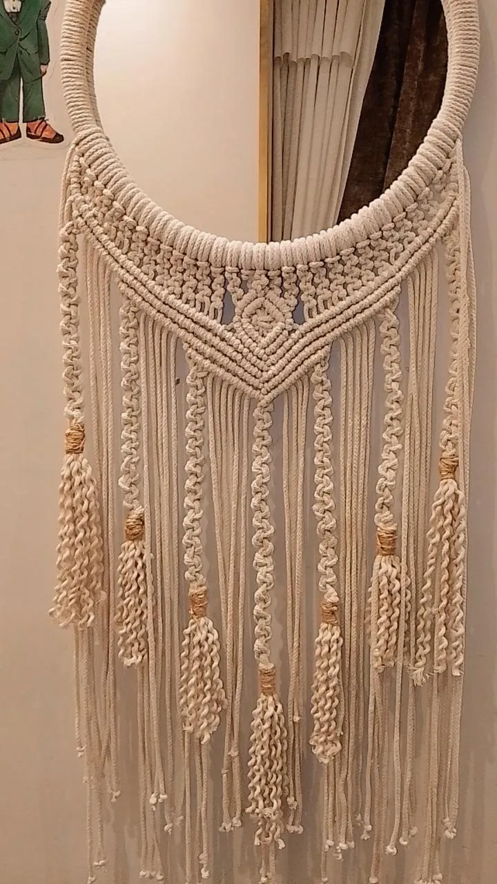 مراية مكرمية بشراشيب — صورة 2